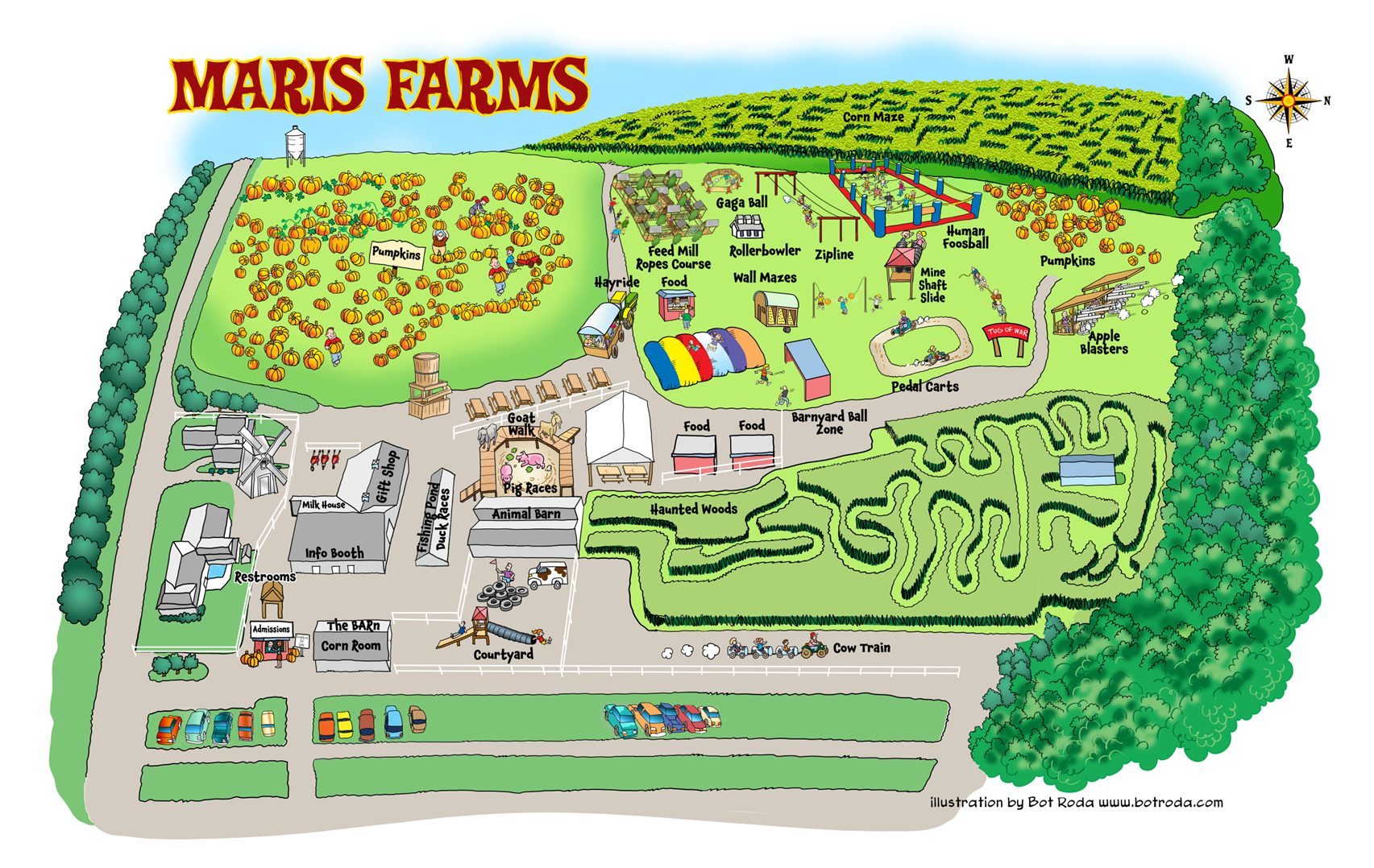 Maris Farms Map